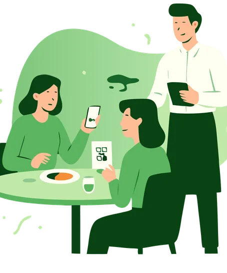 Mobile ordering screens